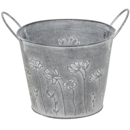 Patterned Pot with Handles , 16cm 