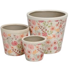 Add charm and color to your home with this delightful Bucket Flowers Set.