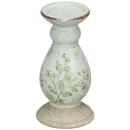 Floral Candle Holder, 20.5cm 