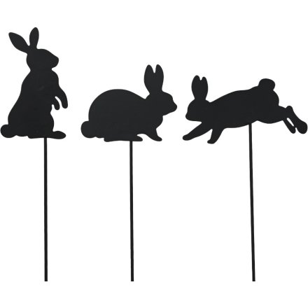 3/ Rabbit on Stick Garden Stake