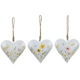 a stylish flower design heart hanger 