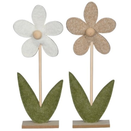 2/A Felt Flower Deco, 34cm 