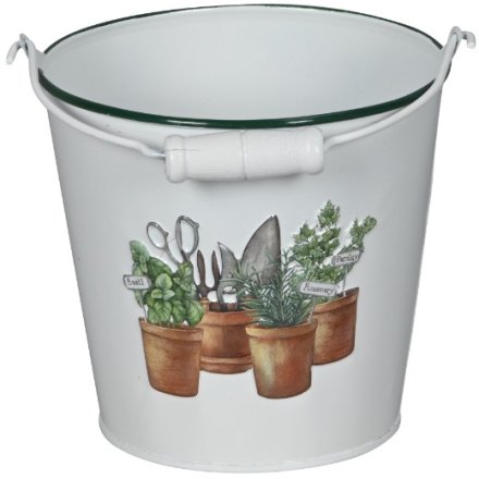 Garden Metal Planter, 13.5cm 