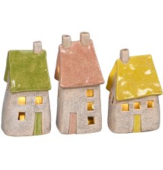 pretty pastel coloured LED house decoration 
