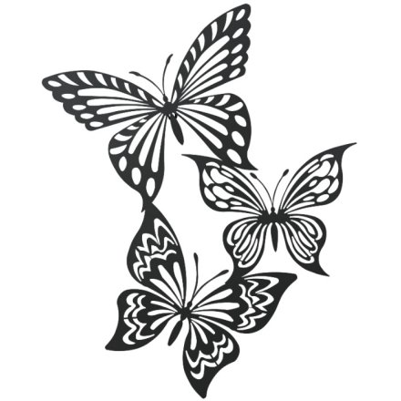63cm Garden Butterfly Wall Mural