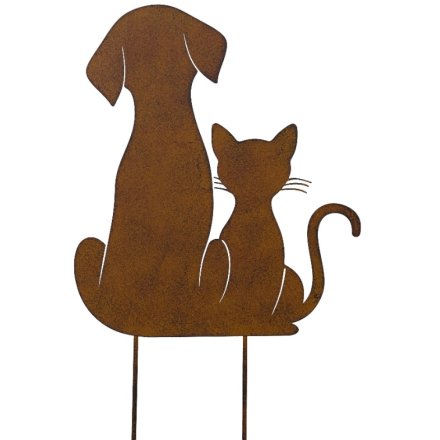 30cm Cat & Dog Garden Stake