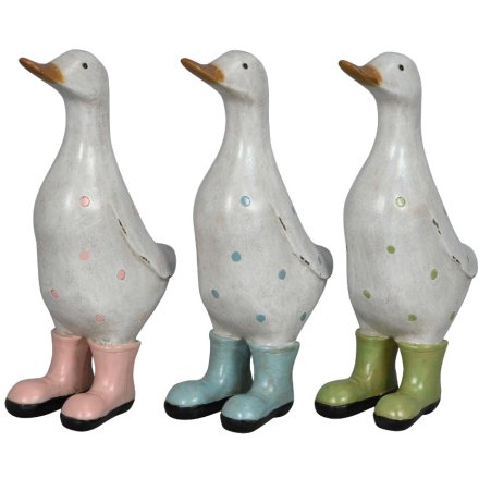 Polkadot Wellie Duck 21.5cm, 3A 