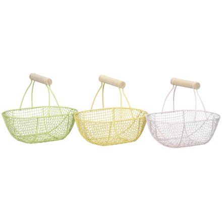 3/A Oval Storage Basket, 19cm 