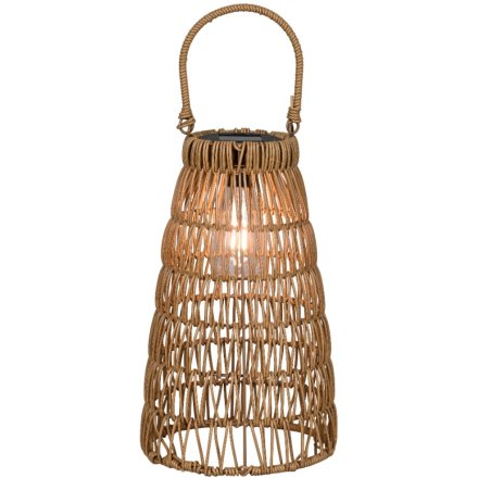 LED Wicker Lantern, 34cm 