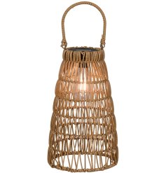 stylish Led wicker lantern.