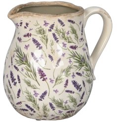 A stunning stoneware jug which is oozing rustic character and charm. 