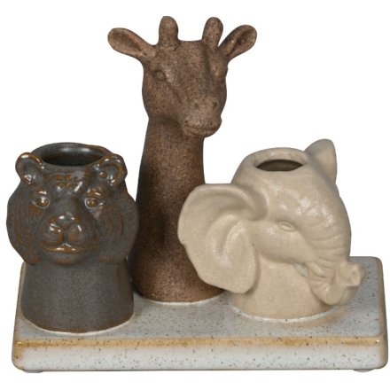 Animal Vase on Stand, 12.5cm 