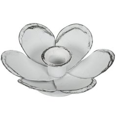 a charming flower design candle holder 