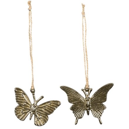 Gold Butterfly Hangers, 2a