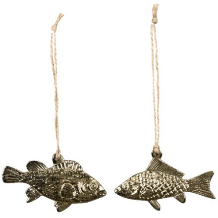 Gold Hanging Fish, 2a