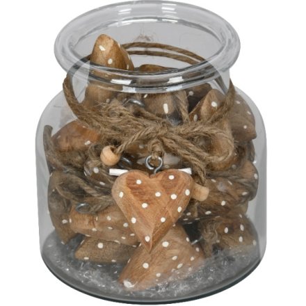 Jar of Polka Dot Hearts, Set 24