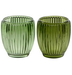 a charming green tea light holder 