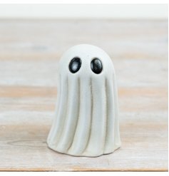 a charming standing ghost decoration 