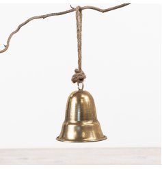 Add a touch of timeless festive charm with this classic hanging bell decoration. 