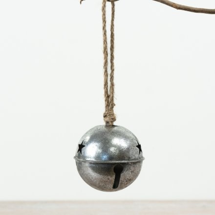 10cm Silver Metal Bell Hanger