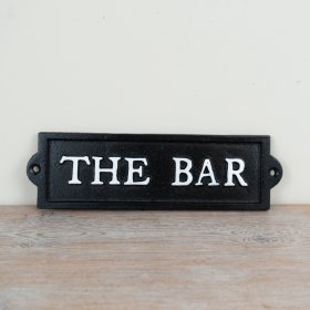 A fun and quirky sign perfect for your bar area.