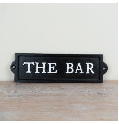 A fun and quirky sign perfect for your bar space.