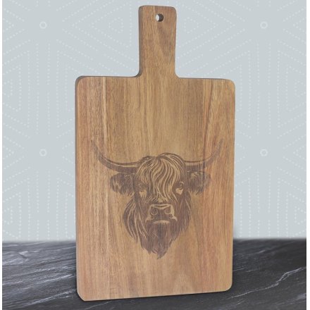 Highland Cow Cutting Board, 37cm 