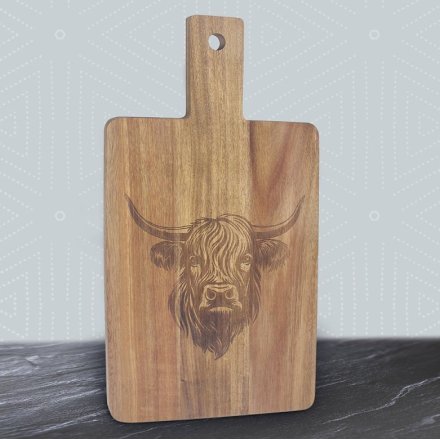 Highland Cow Chopping Board, 47cm 