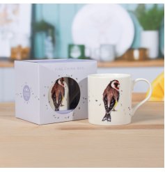a charming bird design coffee mug giftboxed