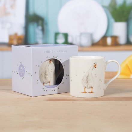 a stylish duck mug gift boxed  making it the ideal gift