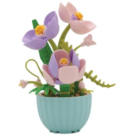 Pink & Lilac Crocuses Mini Bricks, 11cm 