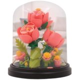 Use your imagination and hands-on skills to build this pink roses min brick model