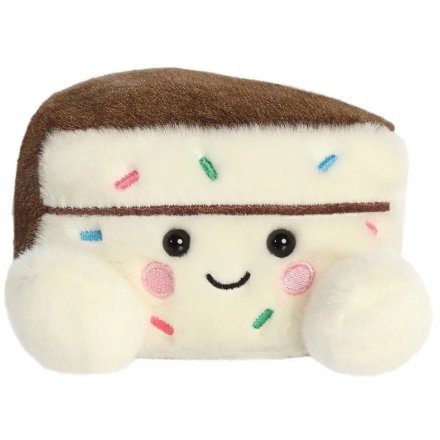 Add joy to playtime with the Palm Pals Sprinkles Cake Slice plush toy!