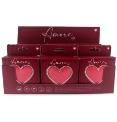 Experience luxury with the Amore Heart-Shaped Bath Bomb for a relaxing soak.
