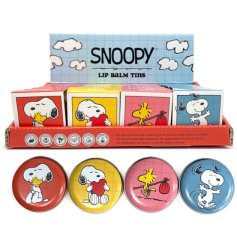 Keep lips soft and smooth with the Peanuts Snoopy & Woodstock Lip Balm.