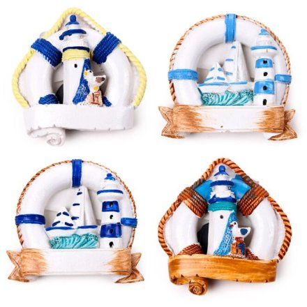 Give your fridge a charming coastal vibe with these cute Souvenir Seaside Magnets.