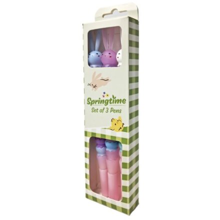 Brighten your notes with this trio of Bunny Rabbit fine-tip pens, perfect for springtime writing.