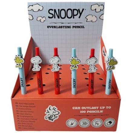 Peanuts Snoopy & Woodstock Everlasting Pencil, 15cm 
