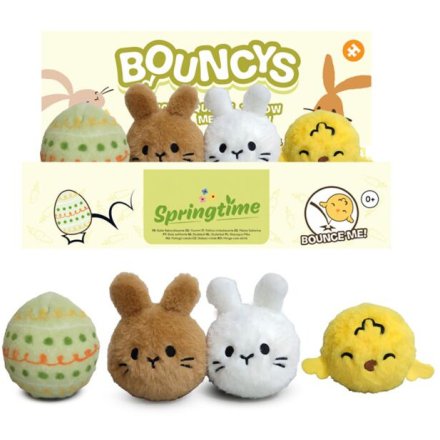 4/A Springtime Plush High Bounce Ball, 6cm