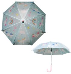 Keep little ones enchanted and dry with the Unicorn Magic Kids Umbrella