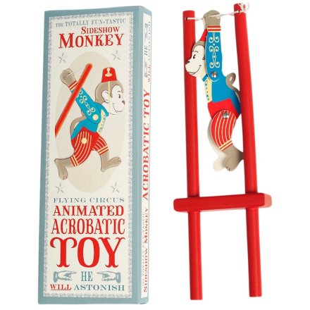 Bring timeless fun with the classic Wooden Acrobatic Toy.