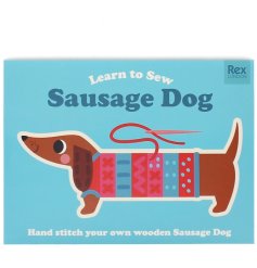 Adorable dachshund sewing kit for crafting fun projects.