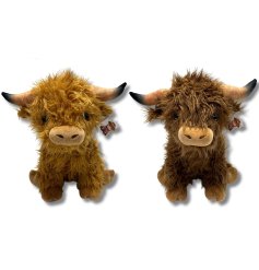 Bring the Scottish Highlands to playtime with our adorable Highland Cow Soft Toy