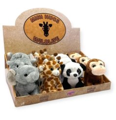 Adorable soft and cuddly wild animal plush, perfect for hugging and comfort.