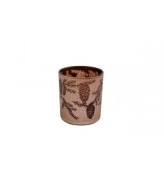 A charming Pincheon glass candle holder with elegant design.