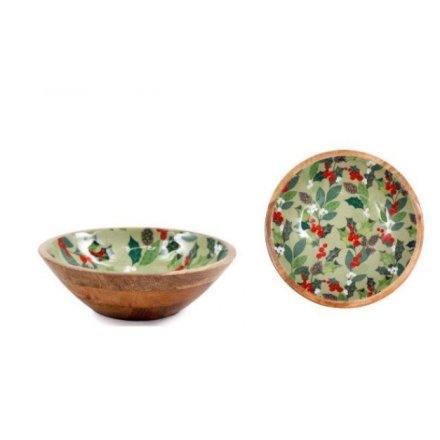 17.5cm Berry-Colored Enamel Bowl