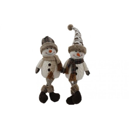 2/A Long Legged Snowman, 56cm 