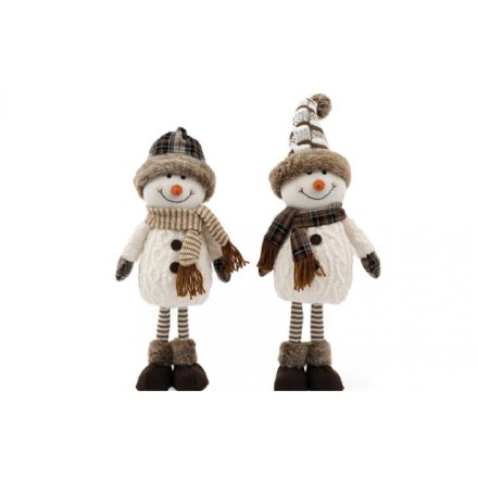 53cm  Snowman W/brown Scarf, 2/A