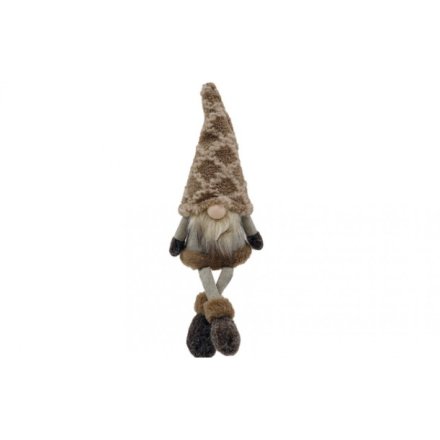  Brown Fur Gonk Long Legs, 47cm 