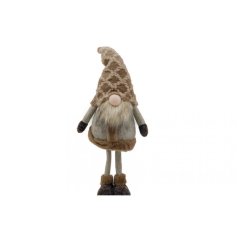 Cute checked standing design with charm and style.